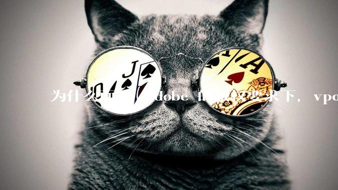 为什么面对 Adobe 的版权要求下，vposy 大神还能从容不迫？