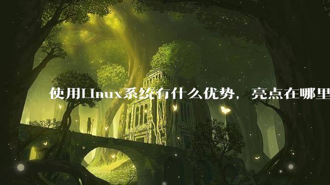 使用Linux系统有什么优势，亮点在哪里？