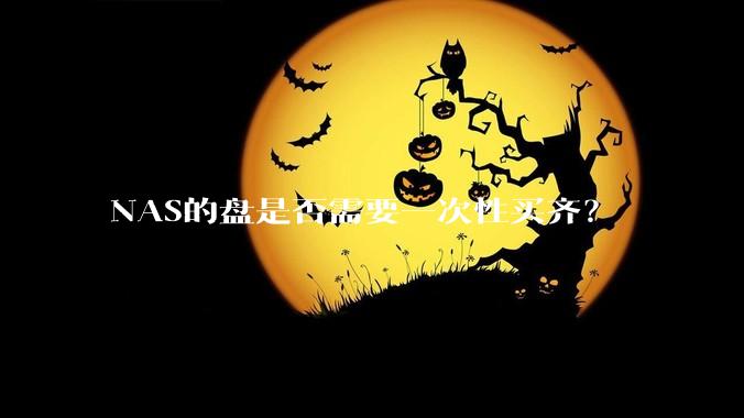 NAS的盘是否需要一次性买齐？